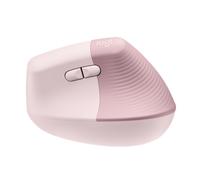 Logitech Souris sans fil Lift ergonomique silencieuse Rose
