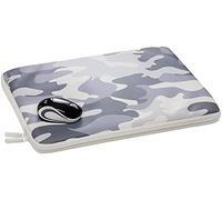 Logitech Mini souris sans fil M187 et housse de 35,6 cm - Noir/gris camouflage