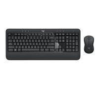 Logitech Clavier et souris Advanced MK540 - USB - QWERTZ Suisse - Noir/Blanc