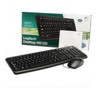 LOGITECH MK120 Clavier + Souris Avec Fil Couleur Noir