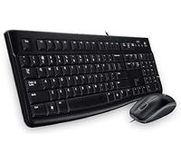 Logitech MK120 Combo Clavier et Souris Filaires pour Windows, Souris Optique Filaire, Connexion USB Plug And Play, Confortable, Taille Standard, PC/Portable, Clavier Bulgare - Noir