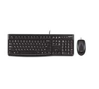 Logitech MK120 Combo Clavier et Souris Filaires pour Windows, Souris Optique Filaire, Connexion USB Plug And Play, Confortable, Taille Standard, PC/Portable, Clavier Hébreu - Noir