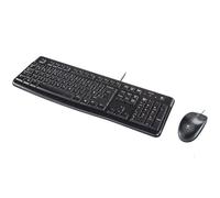 Logitech Desktop MK120 clavier Souris incluse USB QWERTY Portuguais Noir