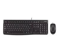 Logitech Clavier MK120 - Noir, touches silencieuses, résistant aux éclaboussures, garantie 3 ans