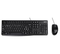 Logitech MK120 filaire clavier et souris for Windows - CH QWERTZ | Layout Svizzero QWERTZ - Nero