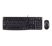 Logitech MK120 Wired Keyboard and Mouse Combo for Windows, QWERTY Italian Layout