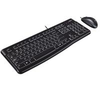 Logitech MK120 Wired Keyboard and Mouse Combo for Windows, QWERTY US Internation