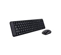 Logitech MK220 Combo Clavier et Souris Sans Fil pour Windows, Clavier Espagnol QWERTY - Noir