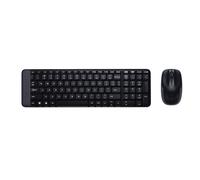 Logitech MK220 Combo Clavier et Souris Sans Fil pour Windows, Clavier Portuguais