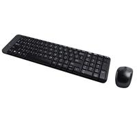 Logitech MK220 Combo Clavier et Souris Sans Fil pour Windows, Clavier US International QWERTY - Noir