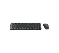 Logitech MK220 - Ensemble Clavier Mini QWERTY US Intl & Souris Optique sans Fil 2.4GHz, Portée 10m, Piles incluses, Compatible Windows/ChromeOS
