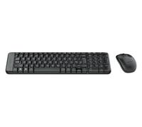 Logitech MK220 Combo Clavier et Souris Sans Fil pour Windows, Clavier US International QWERTY - Noir