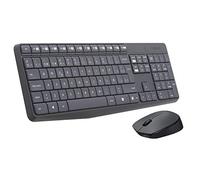 Logitech MK235 Combo Clavier et Souris Sans Fil pour Windows, Clavier Espagnol QWERTY - Gris