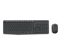 Logitech Clavier et souris sans fil MK235 Noir Disposition clavier DE Pack retail