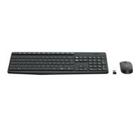 Logitech Ensemble clavier et souris MK235 sans fil 2,4 GHz Gris