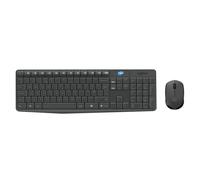 Logitech – Ensemble clavier-souris MK235 – Sans fil, QWERTY, clavier italien – Gris/Anthracite