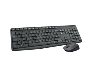 Logitech MK235 Un ensemble clavier + souris sans-fil pour garder vos bureaux toujours organisés.
