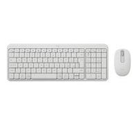 Logitech MK250 - Ensemble clavier et souris - sans fil - Bluetooth LE - QWERTY - Italien - blanc cassé G