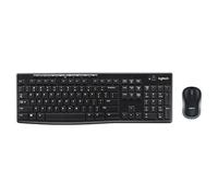 Logitech MK270 Combo Clavier et Souris sans Fil pour Windows, Clavier Pan Nordique QWERTY - Noir
