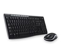 Logitech MK270 Combo Clavier et Souris Sans Fil pour Windows, Clavier Hébreu - Noir