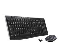Logitech MK270 Combo Clavier et Souris sans Fil pour Windows, Clavier Suisse QWERTZ - Noir
