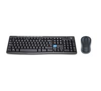 Logitech MK270 Combo Clavier et Souris sans Fil pour Windows, Clavier Pan Nordique QWERTY - Noir