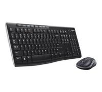 Logitech MK270 Combo Clavier et Souris Sans Fil pour Windows, Clavier Hébreu - Noir