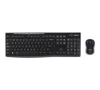 Logitech Wireless Combo MK270 clavier Souris incluse Universel RF sans fil Slovaque Noir