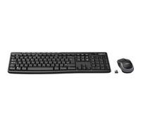Logitech MK270 Combo Clavier et Souris sans Fil pour Windows, Clavier Suisse QWERTZ - Noir