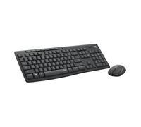 Logitech MK295 Silent Wireless Combo clavier Souris incluse USB QWERTY Anglais Graphite
