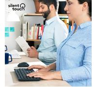 Logitech Combo clavier et souris MK295 silencieux sans fil USB QWERTY anglais Graphite