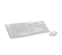 Logitech Ensemble clavier et souris MK295 Silent sans fil 2.4 GHz International US blanc cassé