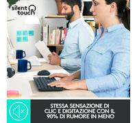 Logitech MK295 Kit Souris Et Clavier Sans Fil - Technologie SilentTouch, Touches
