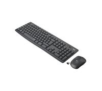 Logitech MK295 Silent Combo Clavier AZERTY & Souris Sans Fil 2.4GHz Graphite - Portée 10m - 1000 DPI - Autonomie 18 Mois Clavier/Souris - Réf 920-009803