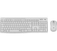 Logitech MK295 Silent - Ensemble clavier et souris - sans fil - 2.4 GHz - allemand - Off White