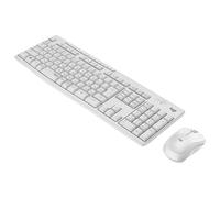 Logitech MK295 Silent - Ensemble clavier et souris - sans fil - 2.4 GHz - Espagnol - blanc cassé