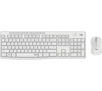 Logitech MK295 Silent - Ensemble clavier et souris - sans fil - 2,4 GHz - hongrois - blanc cassé