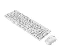 Logitech MK295 Silent - Ensemble clavier et souris - sans fil - 2.4 GHz - Italien - blanc cassé