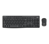 Logitech Ensemble clavier et souris MK295 Silent – Sans fil 2.4 GHz – QWERTY Anglais graphite