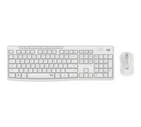 Logitech MK295 Silent - Ensemble clavier et souris - sans fil - 2.4 GHz - QWERTZ - Allemand - blanc cassé Blanc G