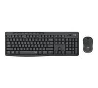 Logitech Ensemble clavier et souris MK295 Silent - sans fil 2,4 GHz - QWERTZ Suisse - graphite