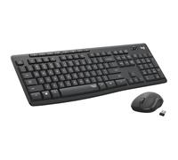Logitech Ensemble clavier et souris MK295 Silent - sans fil 2,4 GHz - QWERTZ Suisse - graphite