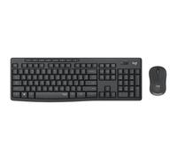 Logitech MK295 Silent Wireless Combo clavier Souris incluse Bureau RF sans fil Hongrois Graphite