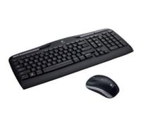 Logitech MK330 Combo Clavier et Souris sans Fil pour Windows, 2,4 GHz avec Récepteur USB Unifying, Souris sans Fil Portable, Touches Multimédia, Batterie Longue Durée, PC/Portable, QWERTY Italien Noir Standard