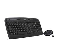 Logitech MK330 Combo Clavier et Souris sans Fil QWERTZ Suisse, 2,4 GHz avec Récepteur USB, Souris sans Fil Portable, Touches Multimédia, Batterie Longue Durée, PC/Portable, QWERTZ Suisse