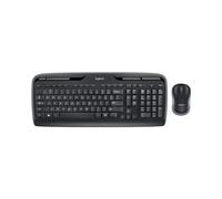 Logitech MK330 Combo Clavier QWERTY Nordique Sans Fil RF + Souris Optique 2.4GHz, Portée 10m, Autonomie 24 mois (Clavier) / 12 mois (Souris)