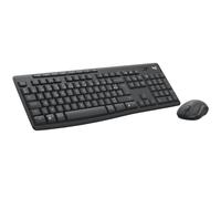 Logitech MK370 Combo for Business, Clavier sans Fil Taille Standard et Souris sans Fil, Récepteur USB Logi Bolt Sécurisé, Bluetooth, Windows/Mac/Chrome, Linux, Clavier Français AZERTY - Gris