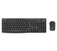 Logitech MK370 Combo for Business clavier Souris incluse Bureau RF sans fil + Bluetooth QWERTY Portuguais Graphite