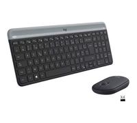Logitech 920-009190 clavier Souris incluse Universel RF sans fil AZERTY Français Graphite