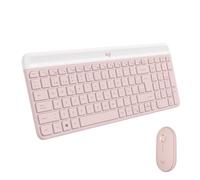 Logitech MK470 Combo clavier et souris sans fil Slim Rose